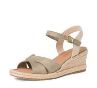 Tamaris Espadrilles Sandalen - 1-1-28367-20 für Damen, oliv, Größe 38 EU
