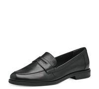 Tamaris Damen Klassische Ballerinas, Frauen Flats,TOUCHit-Fußbett,slip-ons,klassisch elegant,Ballerinen,Pumps,Halbschuhe,Slipper,BLACK LEATHER,39 EU