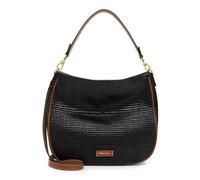 Beuteltasche TAMARIS "Beutel TAS Fernanda", Damen, Gr. B/H/T: 35cm x 30cm x 8cm, schwarz (schwarz 100), Polyethylen, Taschen (89572743-0) schwarz 100