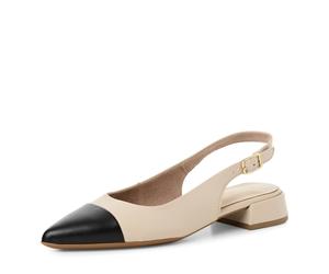 Tamaris flache Sling für Damen, beige, Größe 38 EU