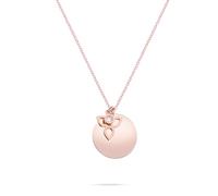 Tamaris Flower Necklace - roségold - Halskette mit Plättchen- und Blütenanhängern aus Edelstahl