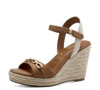 Damen-Sandalette - Farbe - CAMEL - Größe - 38