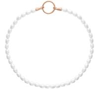 Tamaris Charms Collection aus Edelstahl für Damen- Perlen Fußkette - kombinierbar & individualisierbar mit den passenden Charm Sets