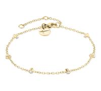 Tamaris Armband TJ-0563-B-21 mit Glasstein, Tiny Tubes, IP Gold – Damen
