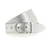 Tamaris Gürtel Leder 100 cm silberfarben