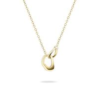 Tamaris Kette TJ-0616-N-45 Organic Shapes Edelstahl IP Gold mit Anhänger Damen 45 cm 3 mm