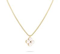 Tamaris Halskette The Flower Pearl TJ-0512-N-45 Edelstahl gelbgold Damen
