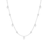 Tamaris Halskette Flower TJ-0001-N-45 Edelstahl Silber Damen