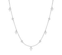 Tamaris Halskette Flower TJ-0001-N-45 Edelstahl Silber Damen