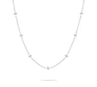 Tamaris Halskette TJ-0559-N-45 Tiny Tubes Edelstahl mit Glassteinen Silber Damen