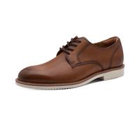Schnürschuh TAMARIS, Damen, Gr. 46, braun, Glattleder, unifarben, used, Schuhe Schnürschuh, Festtagsschuh, Abendschuh mit dezenten Ziernähten, für Herren (10914545-46) braun