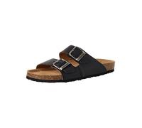 Tamaris Pantolette 93375203-45, Leder, flach, unifarben schwarz, mit Logo, Herren Gr. 45
