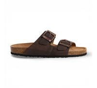 Tamaris Herren-Sandalen aus braunem Leder mit Fußbett EU46