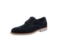 Schnürschuh TAMARIS, Herren, Gr. 40, navy, Veloursleder, Schuhe Schnürschuh, Halbschuh mit dezenten Ziernähten, für Herren (21283221-40) navy