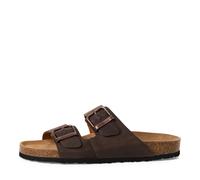 Tamaris Herrenschuhe Pantoletten BROWN PULL-UP BROWN PULL-UP - Gr. - 46