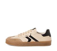 Tamaris Sneaker Herren – Beige kombiniert, Lederimitat/Textil/Veloursleder – Gr. 44