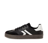 Tamaris Herrenschuhe Sportliche Schnürer BLACK COMB BLACK COMB - Gr. - 45