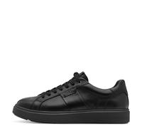 Tamaris Herrenschuhe Sportliche Schnürer BLACK LEATHER BLACK LEATHER - Gr. - 42