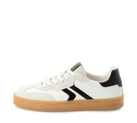 Tamaris Herrenschuhe Sportliche Schnürer WHITE/BLACK WHITE/BLACK - Gr. - 43