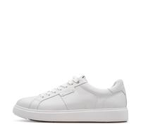 Tamaris Herrenschuhe Sportliche Schnürer WHITE LEATHER WHITE LEATHER - Gr. - 43