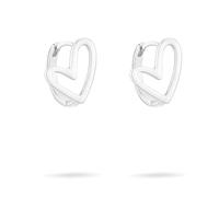 Tamaris Herzcreole TJ-0577-E-15 – Edelstahl Graffiti Heart Silber Damen