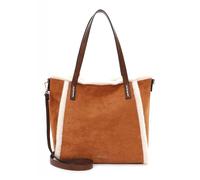 TAMARIS Damen Shopper ' Jacqueline ' cognac / weiß / braun, Größe One Size, 8584898 Cognac / Weiß / Braun One Size