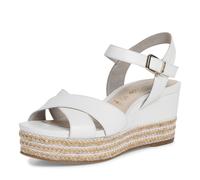 Tamaris Keilsandaletten - 1-1-28001-20 für Damen, weiß, Größe 39 EU