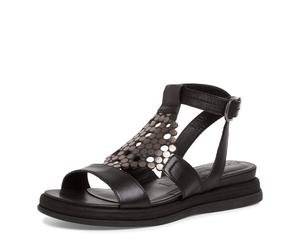 Tamaris Keilsandaletten - 1-1-28206-20 für Damen, schwarz, Größe 37 EU
