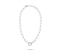 Tamaris Damen Halskette TJ-0673-N-45 aus Edelstahl in Silber