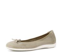 Tamaris Klassische Ballerinas - 1-1-22100-28 für Damen, oliv, Größe 38 EU