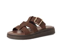 Tamaris Damen Keilsandalen, Frauen Sandalen,TOUCHit-Fußbett,weiblich,Lady,Ladies,Women's,Woman,Sommerschuhe,offene Schuhe,Mocca NUBUC,39 EU