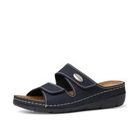 Tamaris Komfort Pantolette für Damen, blau, Größe 37 EU