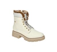 Tamaris Lace Up Winter Boots weiß Leder wasserabweisend 1-26275-43 - Größe 39