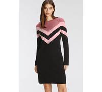 Tamaris lässiger Look mit Rundhalsausschnitt (71276843-34) rosa bordeaux schwarz