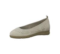 Tamaris Leder-Ballerinas in Beige - Größe 41 | Damen Ballerinas