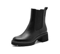 Tamaris Leder-Chelsea-Boots in Schwarz - Größe 41 | Stiefeletten