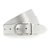 Tamaris Gürtel Leder 100 cm silberfarben