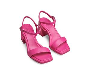 Tamaris Leder-Sandaletten in Pink - Größe 38 | Damen Sandalen