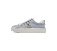 Tamaris Damen-Schnürer LIGHT BLUE SUEDE – Größe 39