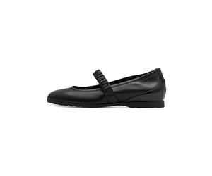 Tamaris Leder-Spangenballerinas in Schwarz - Größe 36 | Damen Ballerinas