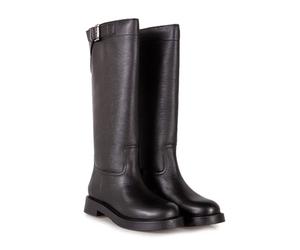 Tamaris Leder-Stiefel in Schwarz - Größe 40 | Damen Stiefel