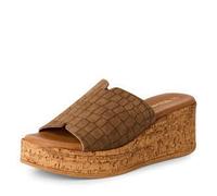Tamaris Lederpantolette braun Damen 36