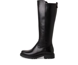 Tamaris - Lederstiefel schwarz - Gr. - 40
