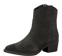 Tamaris Lederstiefeletten Damen Stiefel Modestiefel Mocca braun