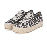Tamaris Leinen-Sneaker - Gr. 42 - Braun - Textil & Synthetik