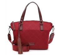 Henkeltasche TAMARIS "Lisa" Gr. B/H/T: 36,5 cm x 33 cm x 16 cm, rot (weinrot) Damen Taschen Handtaschen (57342247-0)