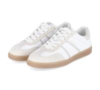 Tamaris Low Sneaker - Gr. 36 - Weiß - Leder und Synthetik