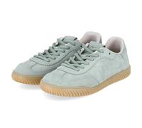 Tamaris Damen Sneaker Low Leder, grün, 38 EU