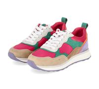 Tamaris Low Sneaker - Gr. 38 - Mehrfarbig - Synthetik, Leder & Textil