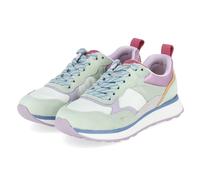 Tamaris Low Sneaker - Gr. 39 - Grün - Synthetik, Leder & Textil